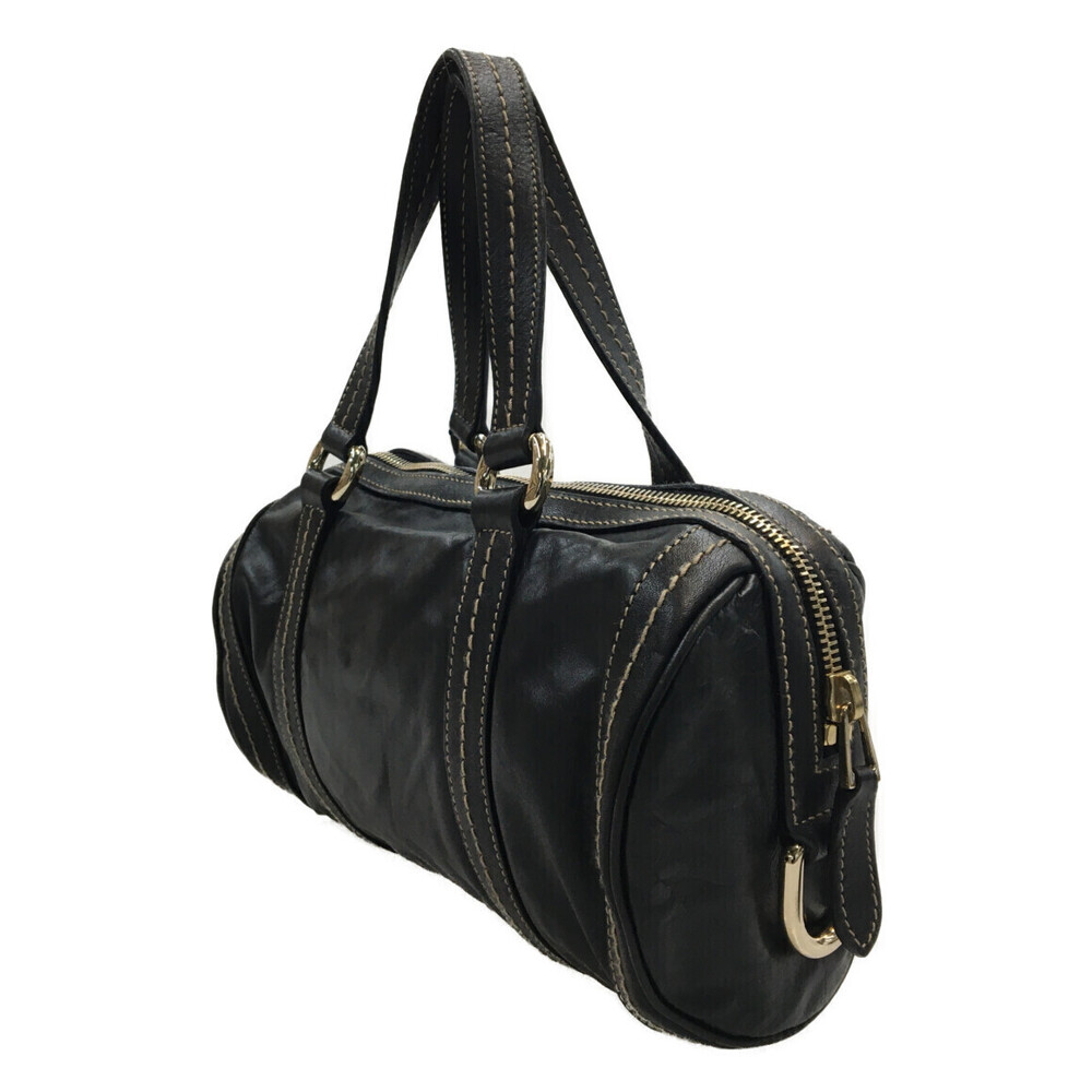 Gucci Black Leather bag Duchessa Boston